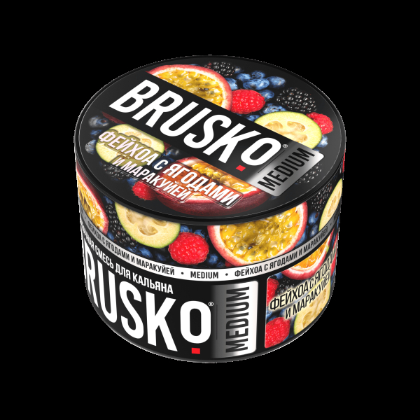 Смесь Brusko Medium Фейхоа С Ягодами И Маракуйей  50 гр в Воркуте