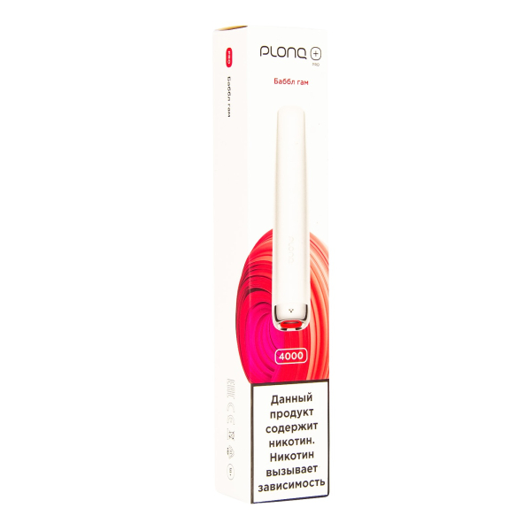 Plonq Plus Pro Баббл Гам (4000 Затяжек) 20 Мг в Воркуте
