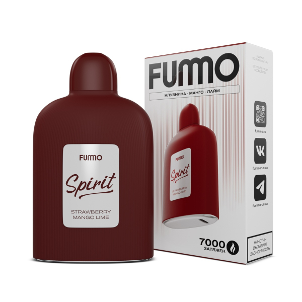 Электронка Fummo Spirit Клубника Манго Лайм  в Воркуте