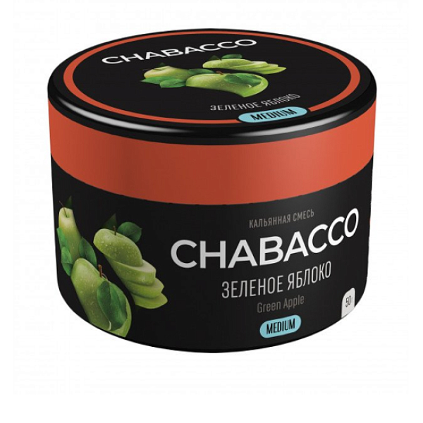 Смесь Chabacco Green Apple    Medium 50 гр в Воркуте
