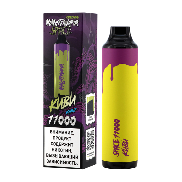 Электронка Monstervapor Space Киви (11000 Затяжек) в Воркуте