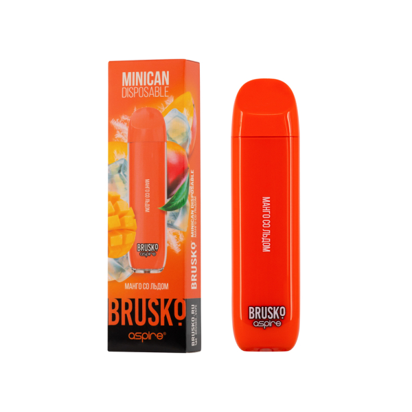 Электронка Brusko Minican Манго Со Льдом (1500 Затяжек) в Воркуте