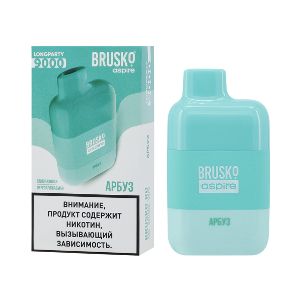 Электронка Brusko Longparty Арбуз (9000 Затяжек) в Воркуте