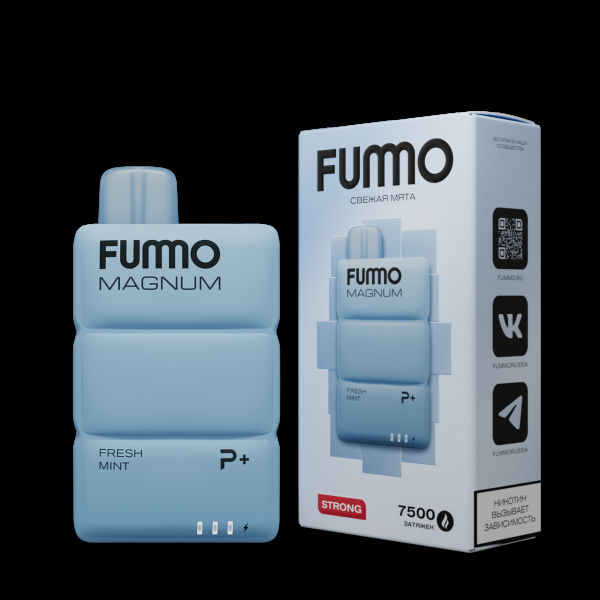 Электронка Fummo Magnum Свежая Мята (7500 Затяжек) в Воркуте