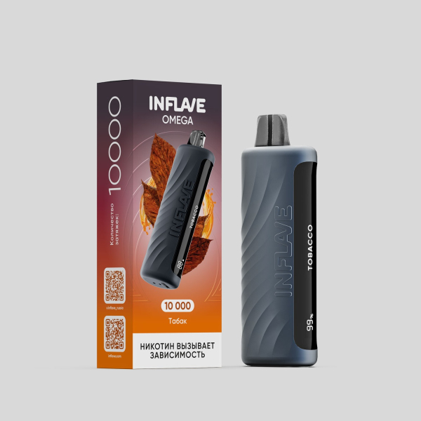 Электронка Inflave Omega Табак (10000 Затяжек) в Воркуте