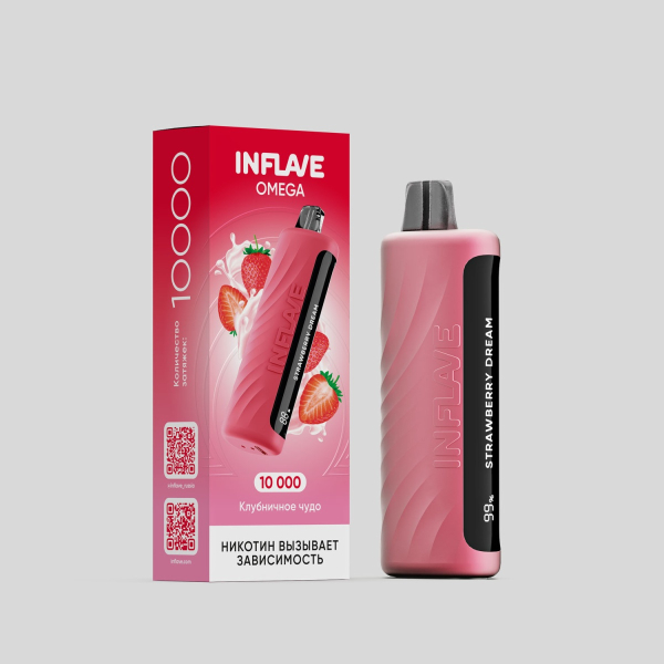 Электронка Inflave Omega Клубнисное Чудо (10000 Затяжек) в Воркуте