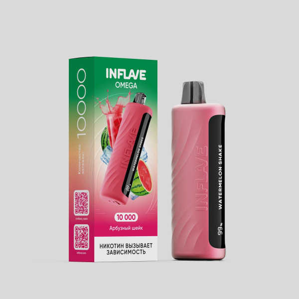 Электронка Inflave Omega Арбузный Шейк (10000 Затяжек) в Воркуте