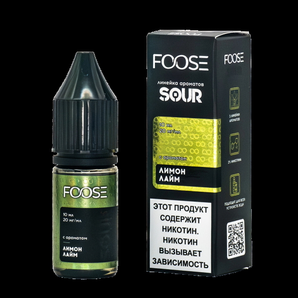 Жидкость Foose Sour Лимон Лайм 10 Мл в Воркуте