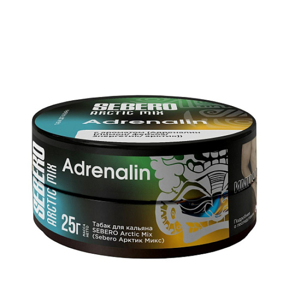 Табак Sebero Arctic Mix Adrenalin  25 грамм в Воркуте