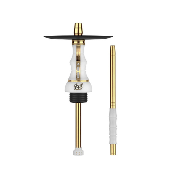 Кальян Alpha Hookah Beat White Gold Прозрачная Колба  в Воркуте