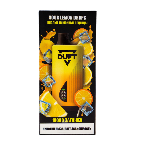 Электронка Duft Sour Lemon Drops (10000 Затяжек) в Воркуте