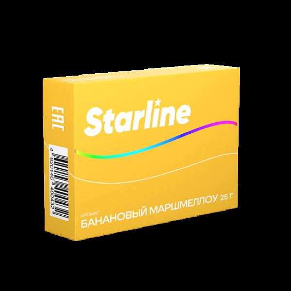 Табак Starline Банановый Маршмеллоу  25 грамм в Воркуте