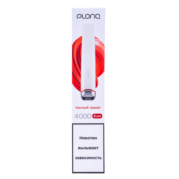 Электронка Plonq Plus Pro Кислый Гранат (4000 Затяжек) 20 Мг в Воркуте