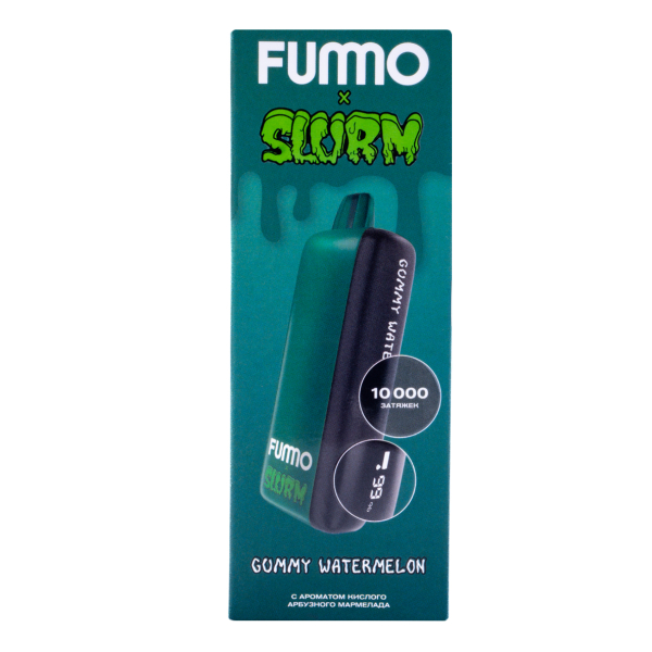 Электронка Fummo Indic Slurm Кислый Арбузный Мармелад (10 000 Затяжек) в Воркуте