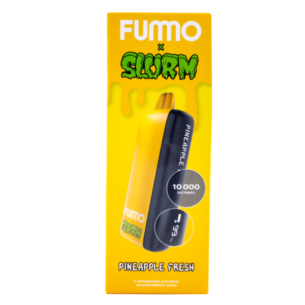Электронка Fummo Indic Slurm Кислый Ананасовый Сок (10 000 Затяжек) в Воркуте