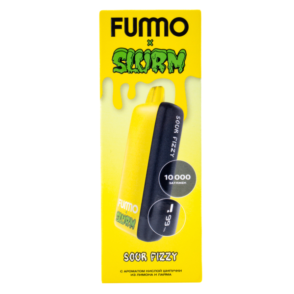 Электронка Fummo Indic Slurm Кислая Шипучка Из Лимона И Лайма (10 000 Затяжек) в Воркуте