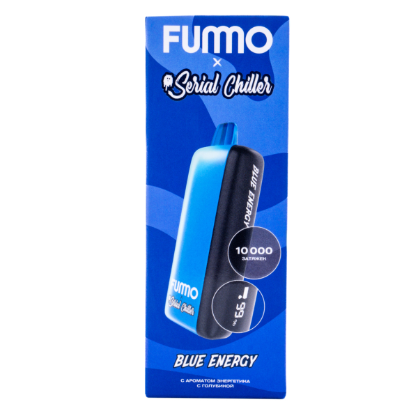 Электронка Fummo Indic Serial Chiller Энергетик С Голубикой (10 000 Затяжек) в Воркуте