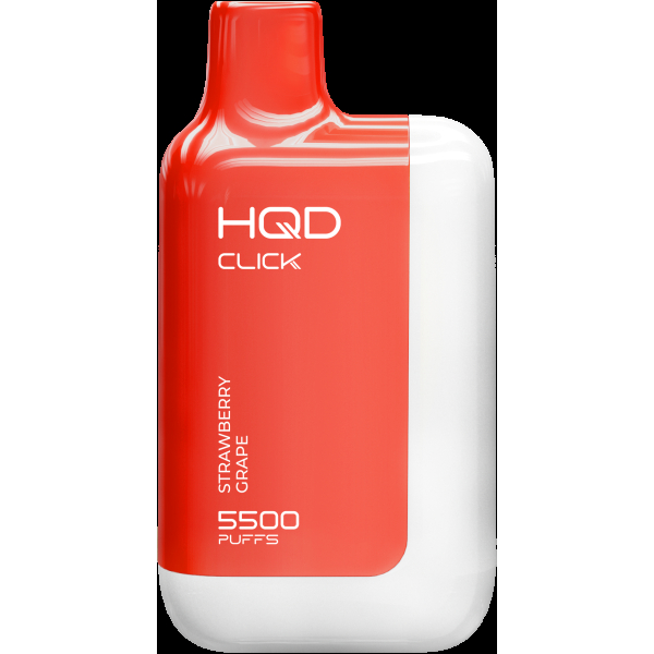 POD-система Hqd Click Устройство + Картридж Клубника Виноград (5500 Затяжек) в Воркуте