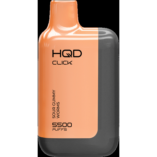 POD-система Hqd Click Устройство + Картридж Кислые Мармеладные Червячки (5500 Затяжек) в Воркуте