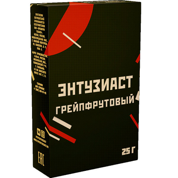 Табак Энтузиаст Грейпфрутовый  25 грамм в Воркуте