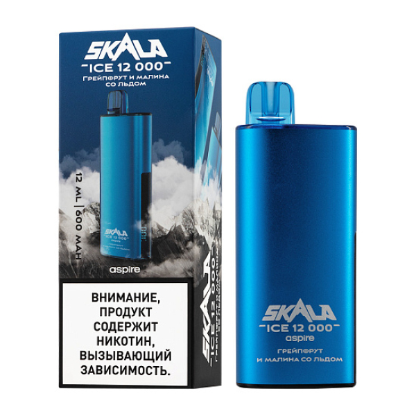 Электронка Skala Ice 12000 Грейпфрут И Малина Со Льдом в Воркуте
