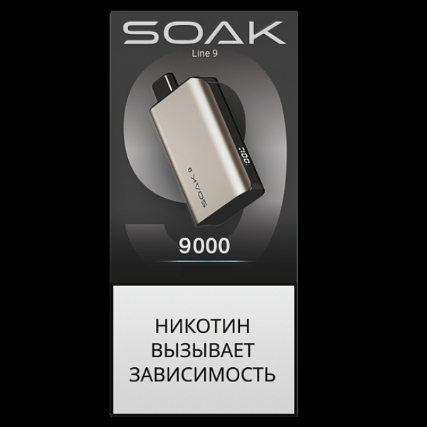Электронка Soak 9 Titanium 9000 Арбуз Мята в Воркуте