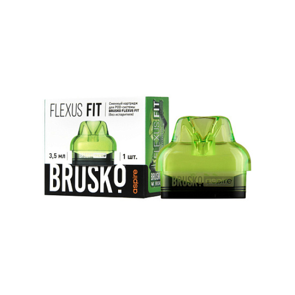 Сменный Картридж Brusko Flexus Fit (Зеленый) 3,5 Мл, Упак. 1 Шт в Воркуте
