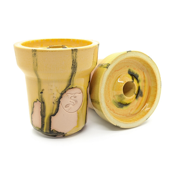 Чаша St Bowls Phunnel Glaze Желтая С Полосками в Воркуте