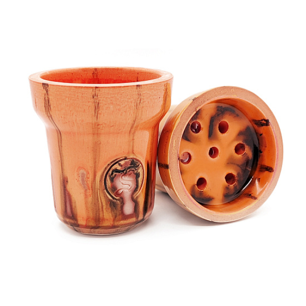 Чаша St Bowls Phunnel Glaze Оранжевая С Полосками в Воркуте