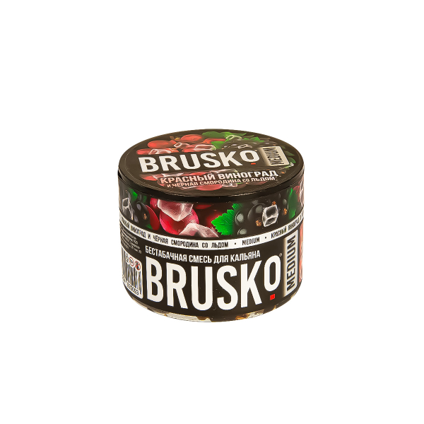 Смесь Brusko Medium Красный Виноград И Чёрная Смородина Со Льдом  50 гр в Воркуте