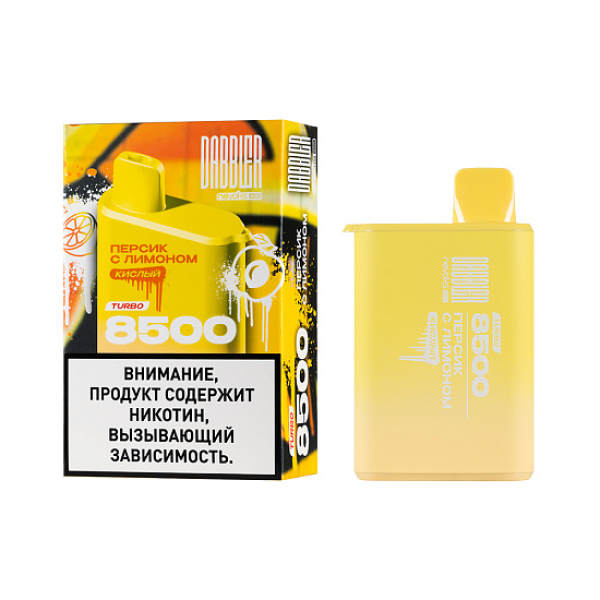 Электронка Dabbler Turbo Персик С Лимоном 8500 затяжек в Воркуте