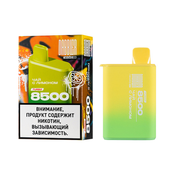 Электронка Dabbler Turbo Чай С Лимоном 8500 затяжек в Воркуте