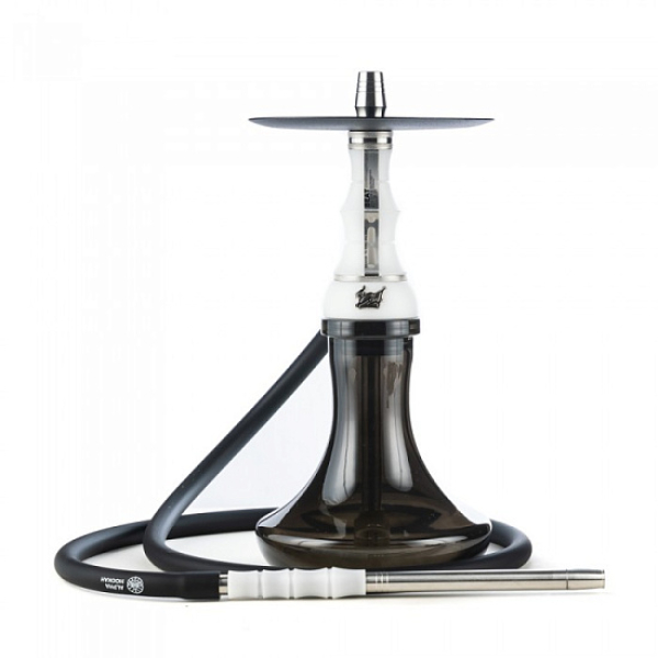 Кальян Alpha Hookah Beat White Silver Тонированн Колба  в Воркуте