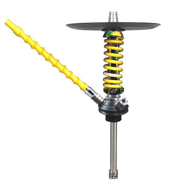Кальян Mamay Customs Coilovers Micro Зелено Золотой Сплеш  в Воркуте