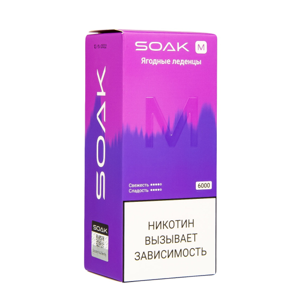 ЭСДН SOAK M Berry Lollipops 6000 тяг в Воркуте