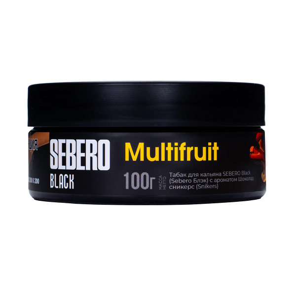 Табак Sebero Black Multifruit 100 грамм в Воркуте