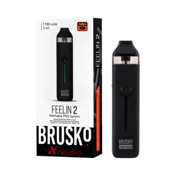 POD-система Brusko Feelin 2 Черный в Воркуте