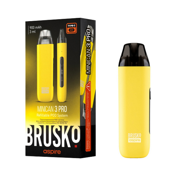 POD-система Brusko Minican 3 Pro желтый в Воркуте