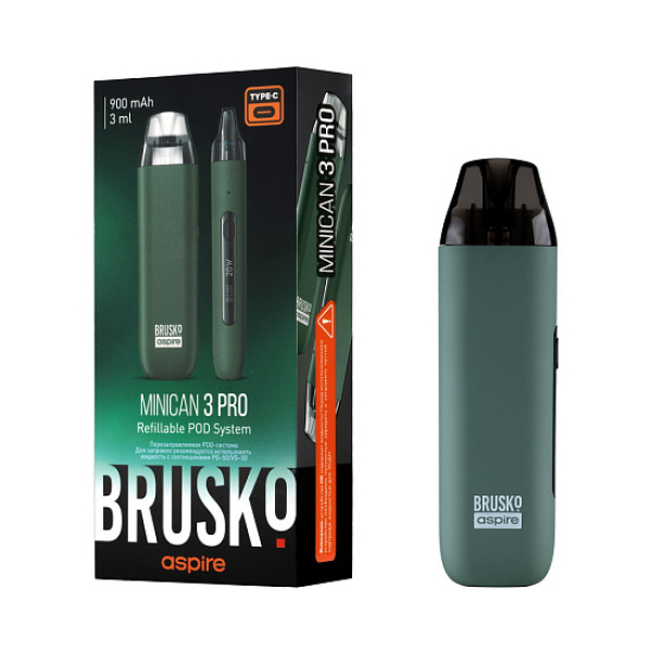 POD-система Brusko Minican 3 Pro зеленый в Воркуте