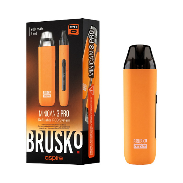 POD-система Brusko Minican 3 Pro оранжевый в Воркуте