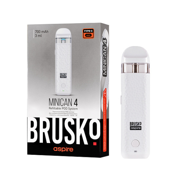 POD-система Brusko Minican 4 Белый в Воркуте