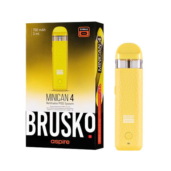 POD-система Brusko Minican 4 Желтый в Воркуте