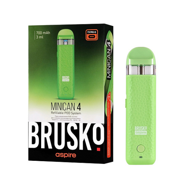 POD-система Brusko Minican 4 Зелёный в Воркуте