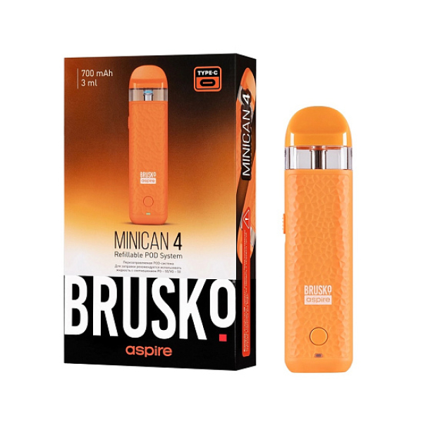 POD-система Brusko Minican 4 Оранжевый в Воркуте
