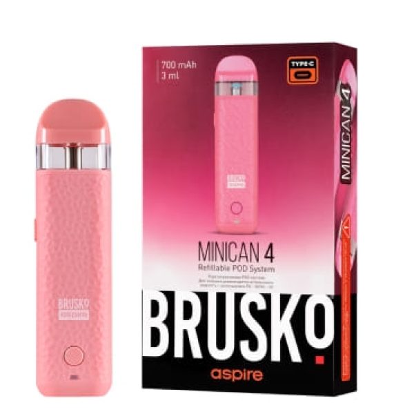 POD-система Brusko Minican 4 Розовый в Воркуте