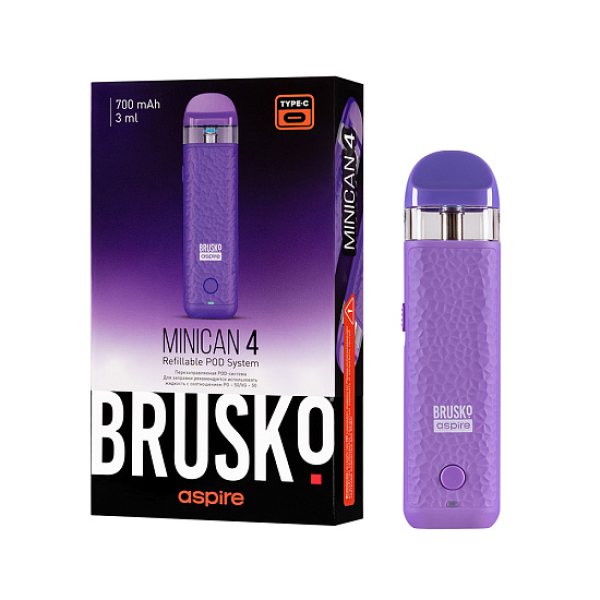 POD-система Brusko Minican 4 Фиолетовый в Воркуте