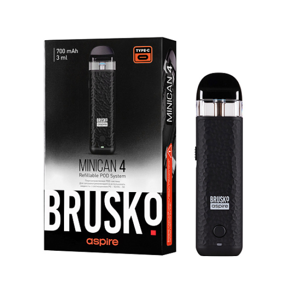 POD-система Brusko Minican 4 Черный в Воркуте