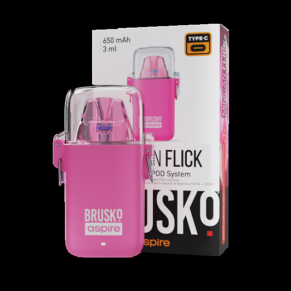 POD-система Brusko Minican Flick Розовый в Воркуте