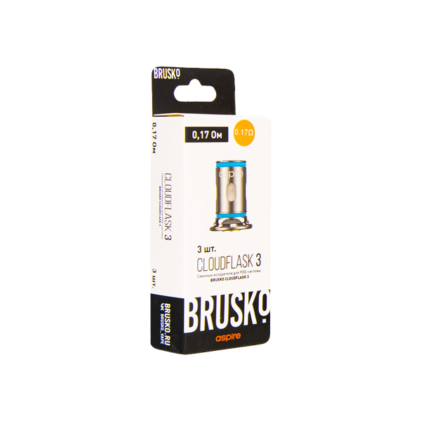 Испаритель Brusko Cloudflask 3 0.17 Ом 3 шт в Воркуте