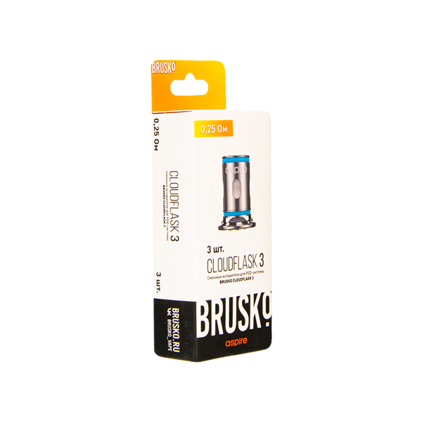 Испаритель Brusko Cloudflask 3 0.25 Ом 3 шт в Воркуте